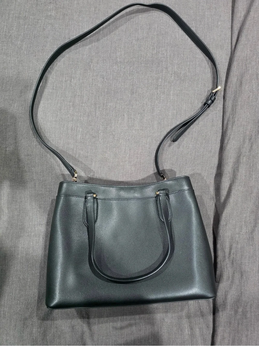 🖤🩶Classic & Versatile Kate Spade New York Leather Satchel Crossbody